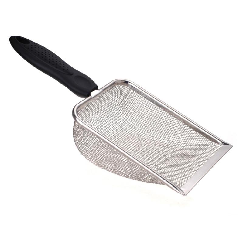 Cat Litter Shovel Pet Litter Tray Sand Scooper Shovel Sand Hanging Hole Small Holes Cat Litter Scooper Kitten Cleaning Tool