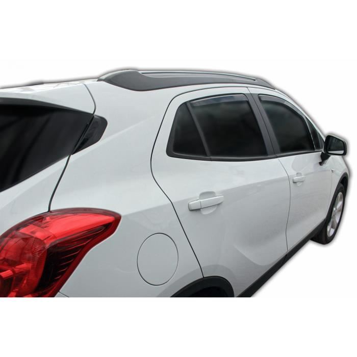 Air Deflectors - SCOUTT - Opel Mokka/Mokka X - Smoked - Reinforced Acrylic - Easy Installation