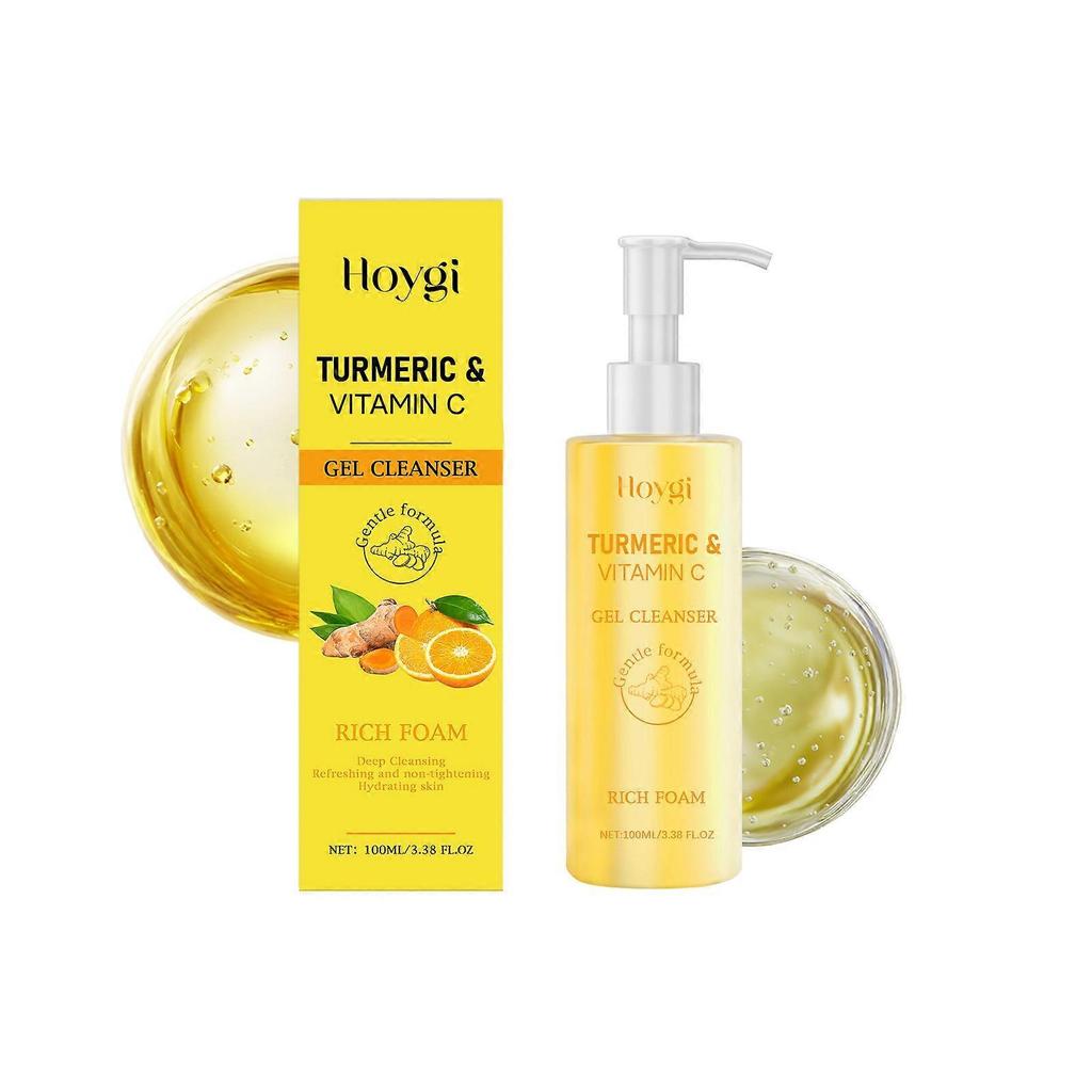 Turmeric Facial Cleanser Is Refreshing, Moisturizing, Hydrating, Nourishing, Skin-Friendly, Delicate And Gentle, Protecting And Cleansing The Facial S
