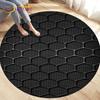 Tappeto per area illusione visiva geometrica astratta 3D Tappeto grande, rotondo per soggiorno, camera da letto, divano, decorazione, tappetino antiscivolo