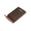 Bally Vintage Logo Monogram Print TPU Leather Shoulder Phone Bag Men bags Brown 6300403