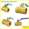 High Temp Resistant All-Copper Ball Valve: DN15 DN20 1-inch.