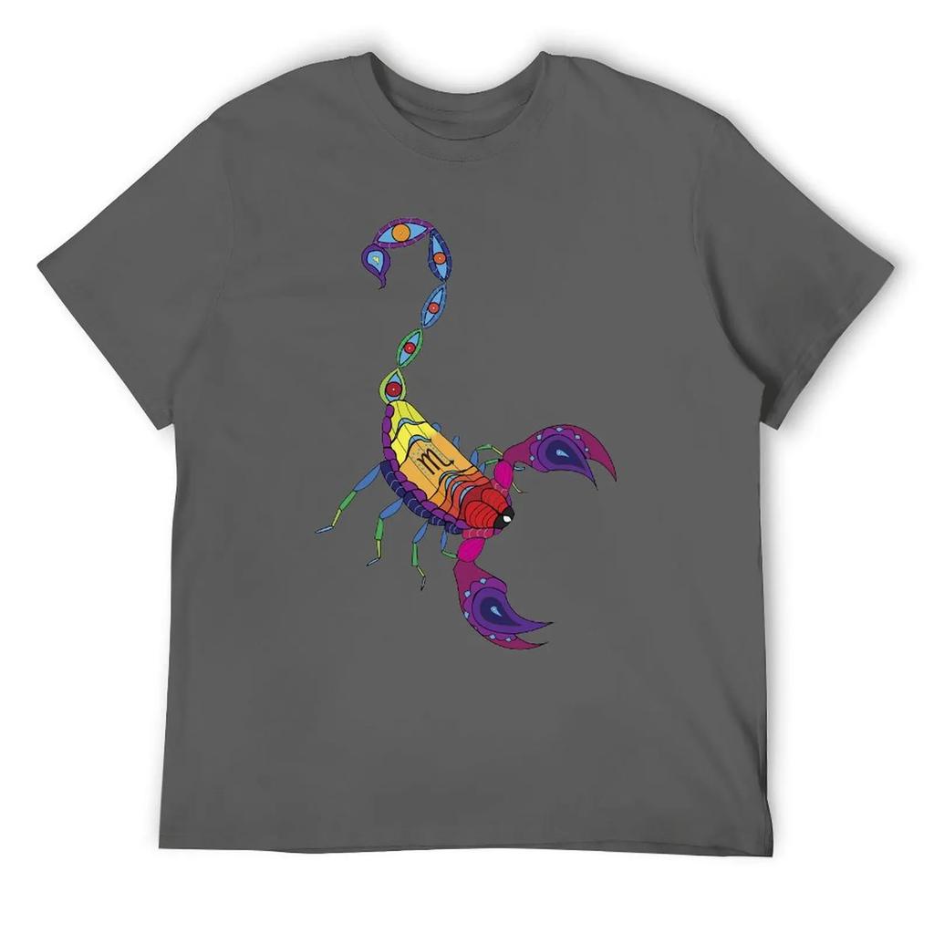 Scorpio Twelve Contellation (5) T-shirts Funny T-shirt Crewneck Campaign  Humor Graphic Leisure Eur Size