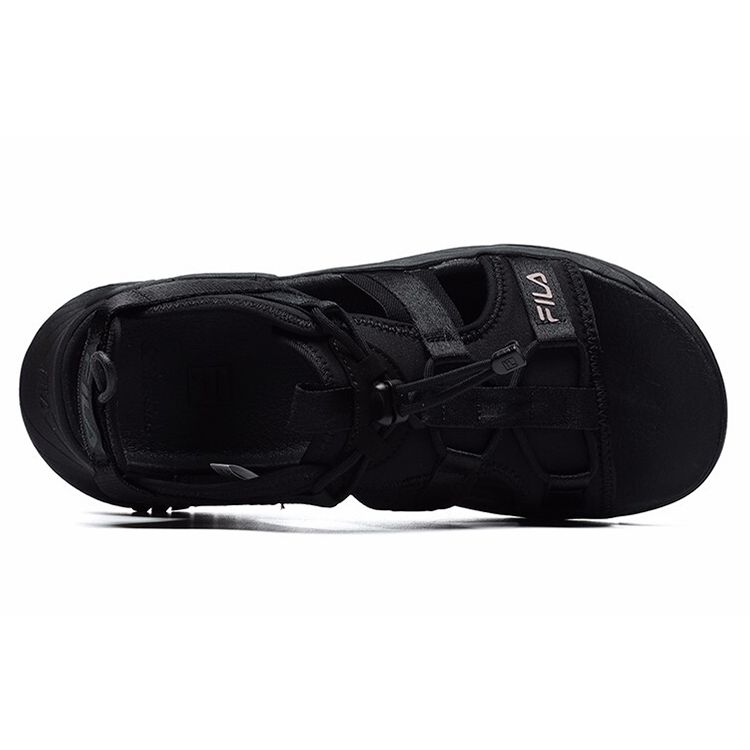 Fila Athletics Velcro Open-Toe Sports Sandals Women Sandals Black A12W122607FBK