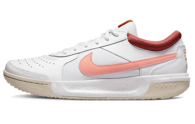 

Nike Zoom Court Lite 3 Low Top Tennis Shoes White/Pink Women s DH1042-116 35.5