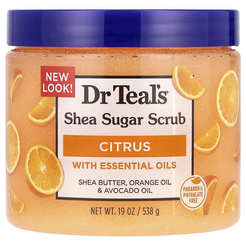 Shea Sugar Scrub, Citrus, 19 oz (538 g)