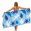 Red Sea Fish Marine Life Microfiber Pool Beach Towel Portable Quick Dry Sand Outdoor Travel Swim Blanket Thin Yoga Women Kid Men