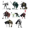 Yousheng Medieval Knight Action Figure Kit with Accessories Movable Joints Skeleton Knight Model Toy DIY Assembly Posable Knight Figurine Decoration