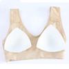 Bras for Women Plus Size Seamless Cotton Breathable Underwear Wireless with Pads Push Up Bra Plus