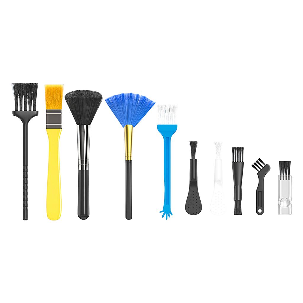 10-teiliges Mehrzweck-Reinigungsbürsten-Set mit weichen Borsten Notebook-Tasten Zwischenraum-Reinigungswerkzeug für Zuhause und Auto-Detailing