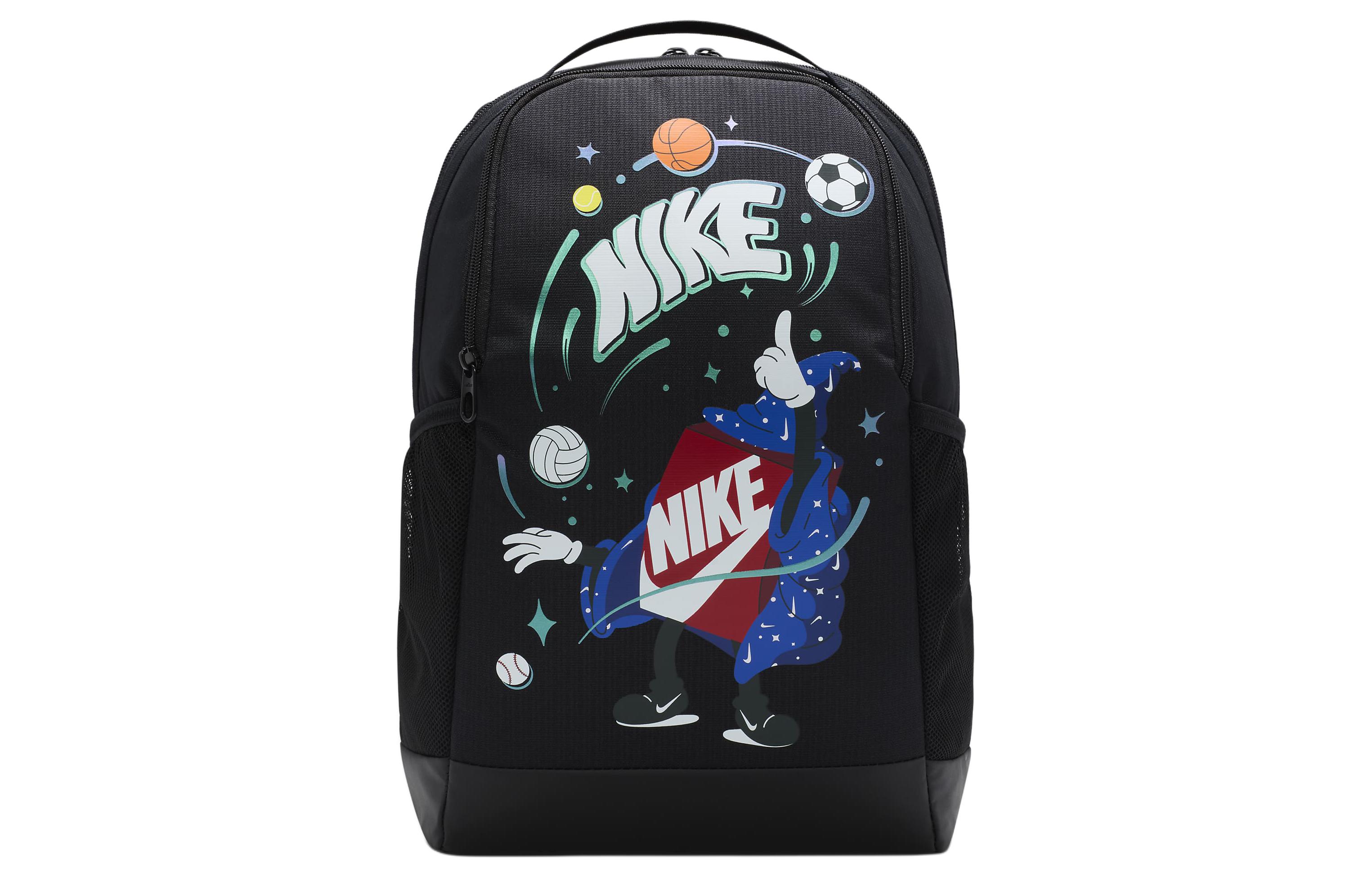 Nike Polyester Backpack Regular Men s Black & White FN1359-010