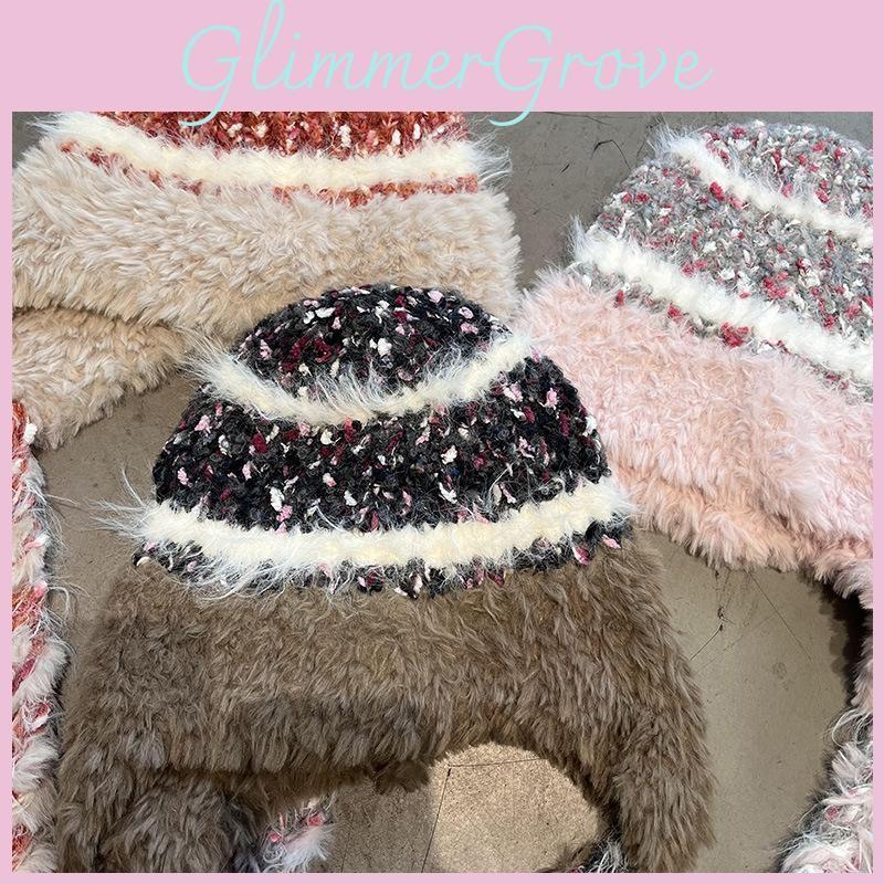 Winter Knit Warm Cap Padded Lining Women Cold Weather Trendy Hat Breathable