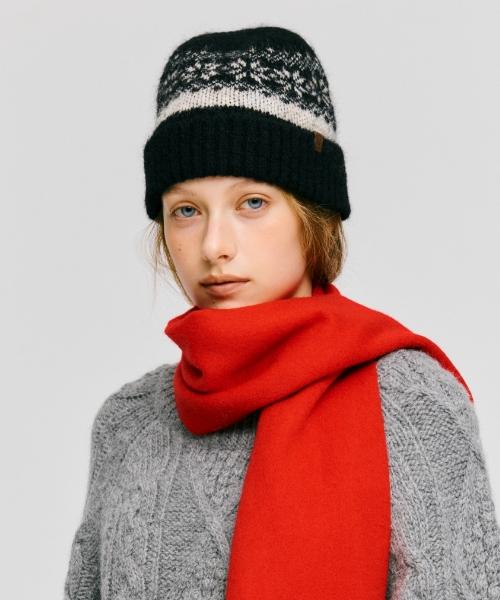 DEPOUND Snowflake Pattern Beanie [Black]