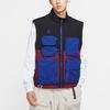 Nike Multi-Pocket Color-Block Functional Casual Sports Vest Men Vests Black Blue Red CW0836-010