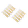 10 Pcs Soprano Saxophone Reeds Strength 2.5 Bb Individual Packing B-flat Saxophone Reed Woodwind Instrument Accessories Parts
