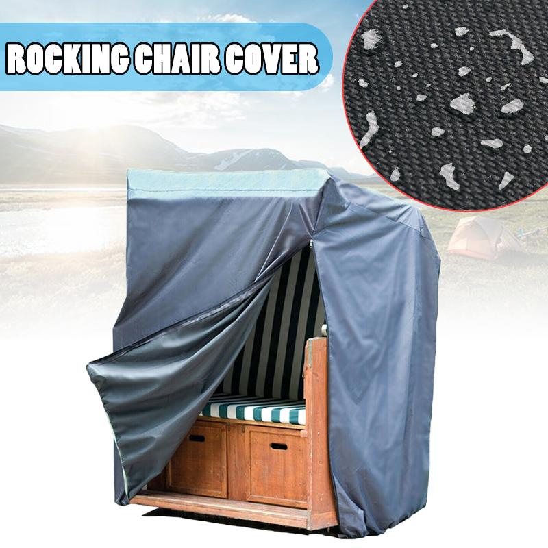 

Защитный чехол для шезлонга PDTO из ткани Оксфорд с серебряным покрытием, садовый качающийся капюшон