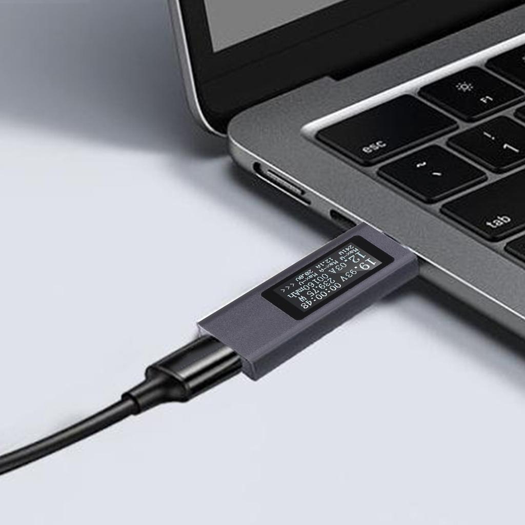 Real Time Voltage Current Tester Fast Charging Tester Digital Multimeter Max Voltage Current Power High-Precision Testing