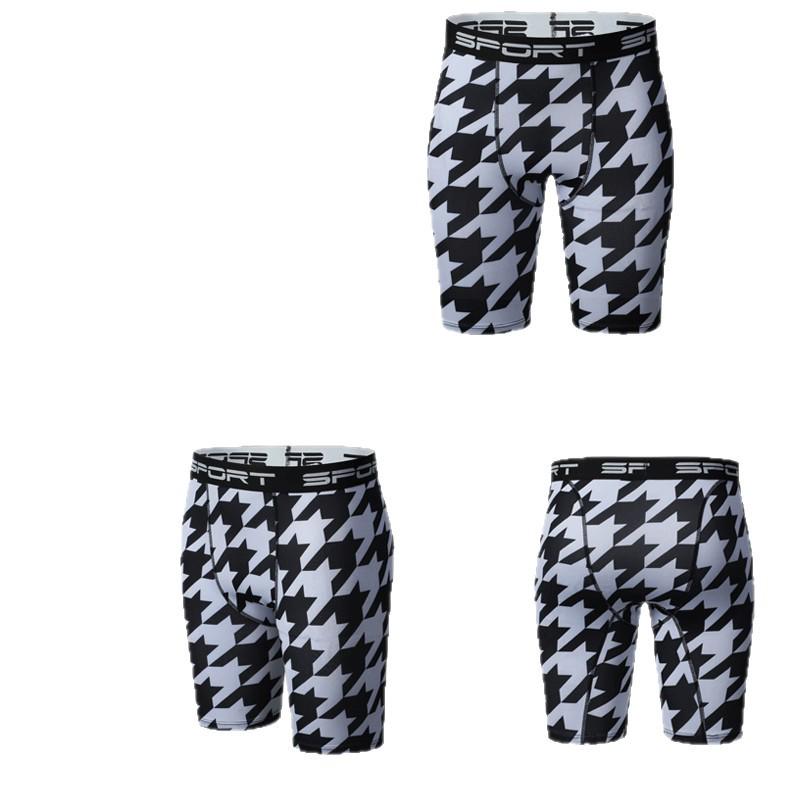 Men's Quick-Dry Elastic Swim Trunks - Tight Fit Boxer Briefs for Fitness and Beach