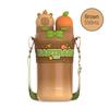 Cartoon 640/600/550ML Large Capacity Insulated Cup Stainless Steel Panda Water Bottle Capybara Thermal Mug for Boys and Girls