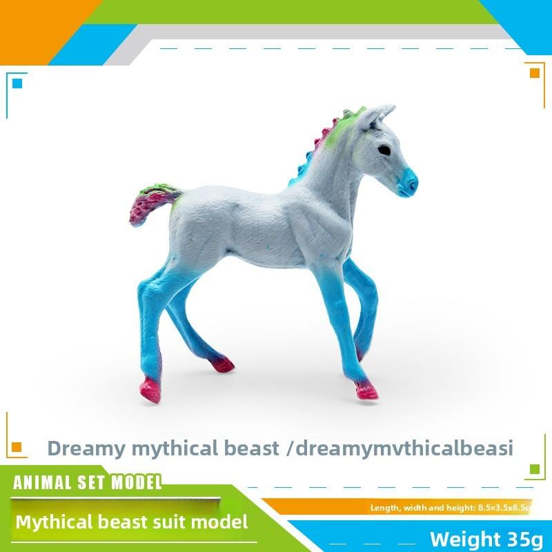 Unicorn Figurine Collectible Pvc Model For Kids Fantasy Animal Decor Play Toy