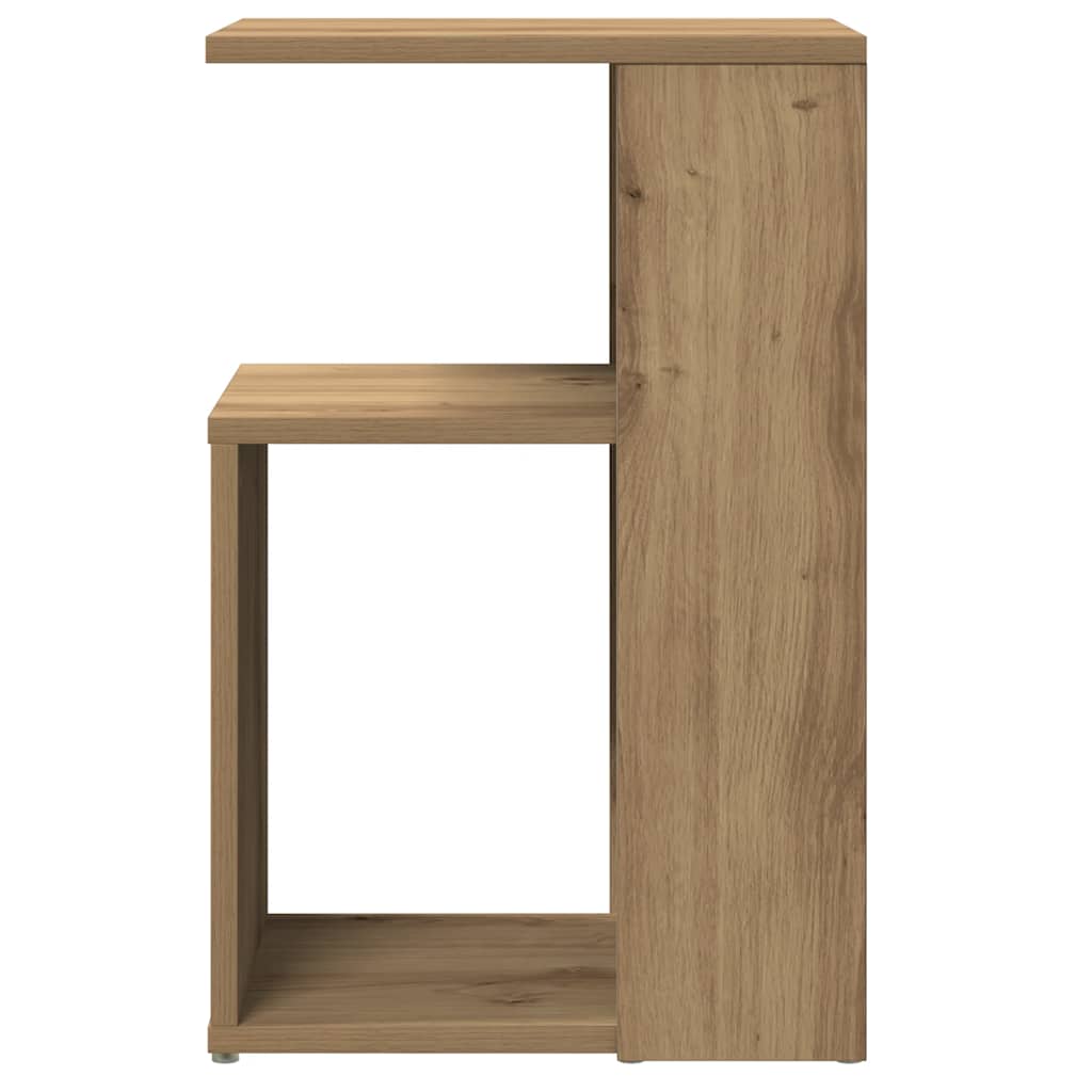 Vidaxl Side Table, Artisan Oak, 36X30X56 Cm Wood-Based Material