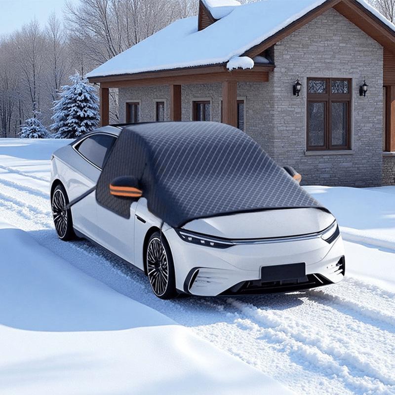 Car Windshield Snow Protector Front Windscreen Cover Sun Shade Waterproof  Summer and Winter Dual-purpose Sunshade Snow Shiled