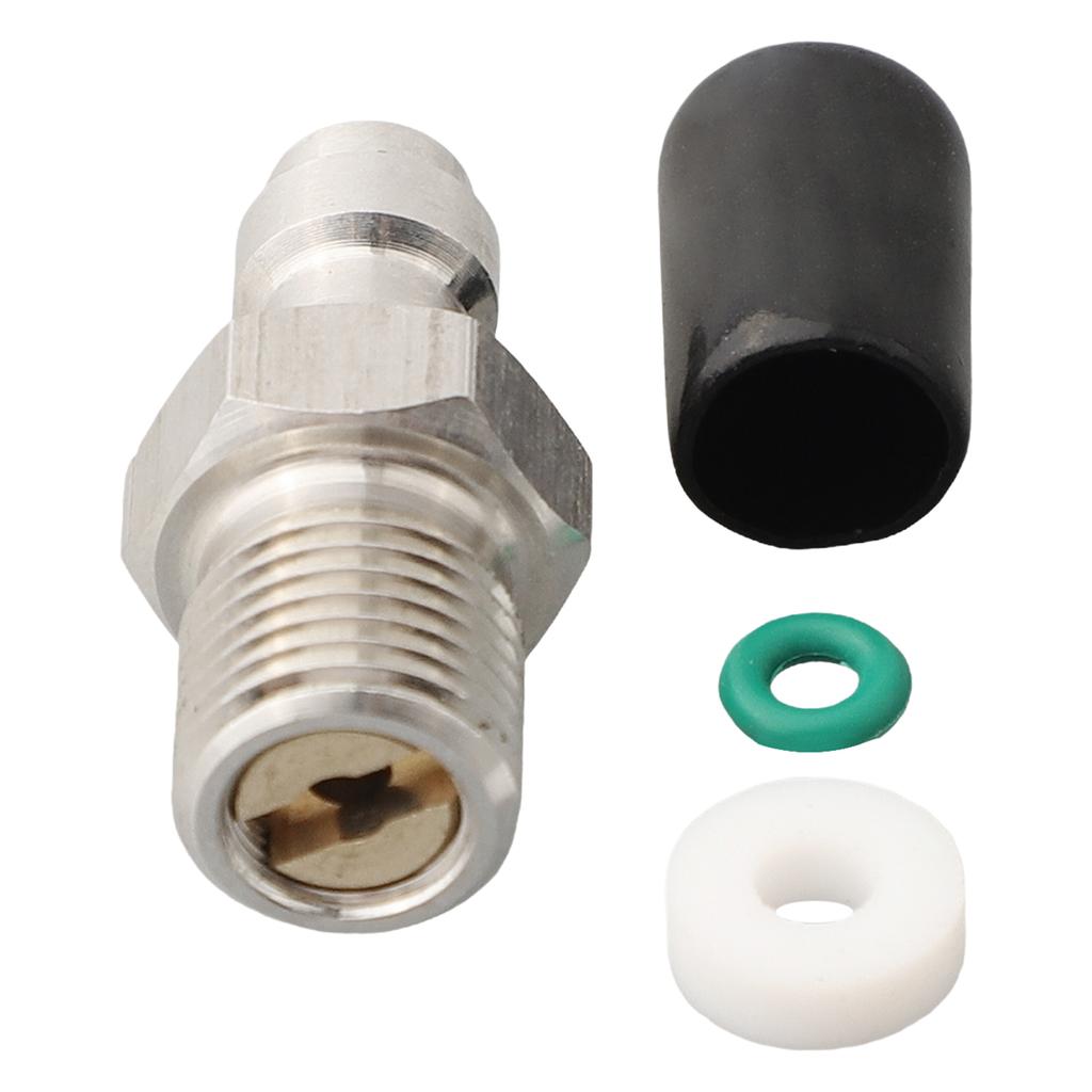 Quick Connector 8MM Male Stainless Steel with Check Valve for High Pressure Pump Reuse M10 1/8NPT 1/8BSPP Thread Options