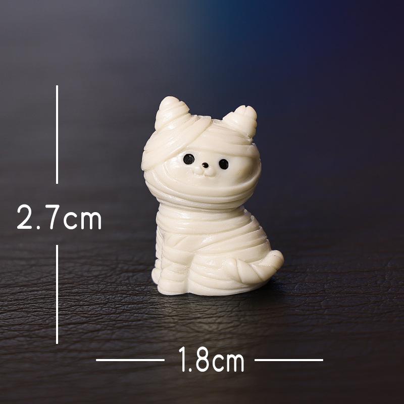 Halloween Creative Skull and Ghost Trinkets for Home, Car, Desktop Resin Craft Decorative Trinkets