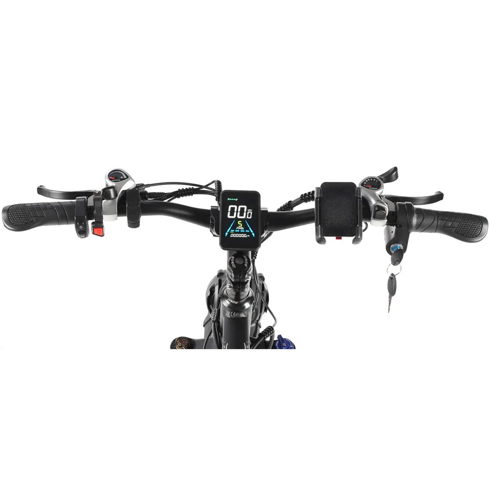 Bicicleta eléctrica PHILODO H8, motor de 3000W, batería de 48V 26Ah, velocidad máxima 56 km/h, autonomía de 100 km, neumáticos de 26x4.0 pulgadas