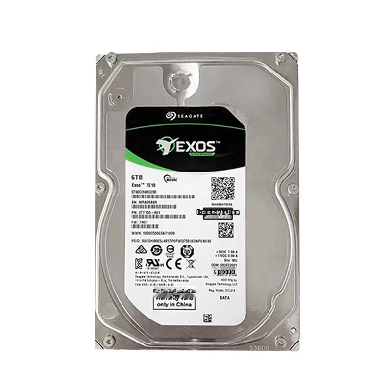 Seagate Exos Enterprise 6TB SATA Hard Drive