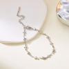 Stainless Steel Chain Bracelets for Women Men Fashion Gold Color Cross Heart Bracelets Handmade Aesthetic Girls Wrist Jewelry
