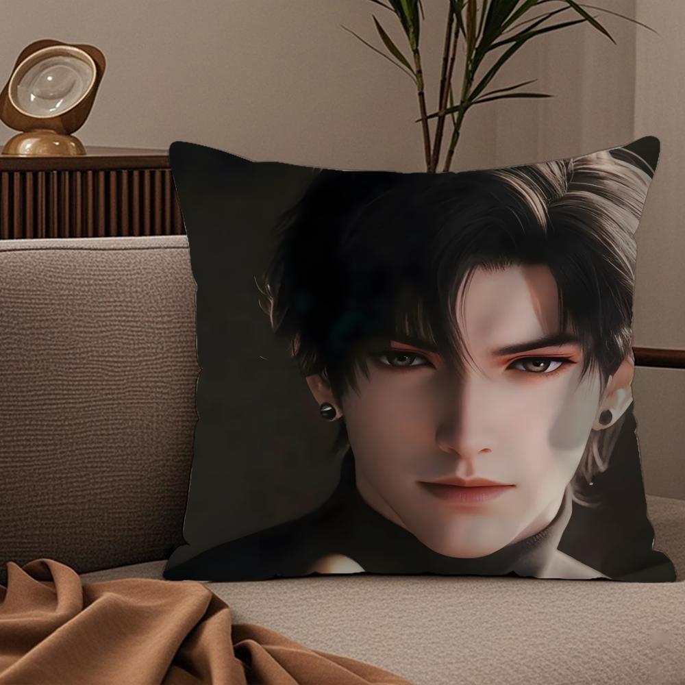 Game Love And Deepspace Sylus Pillow Case Silky Elegant Comfort Sofa Bed Invisible Zipper