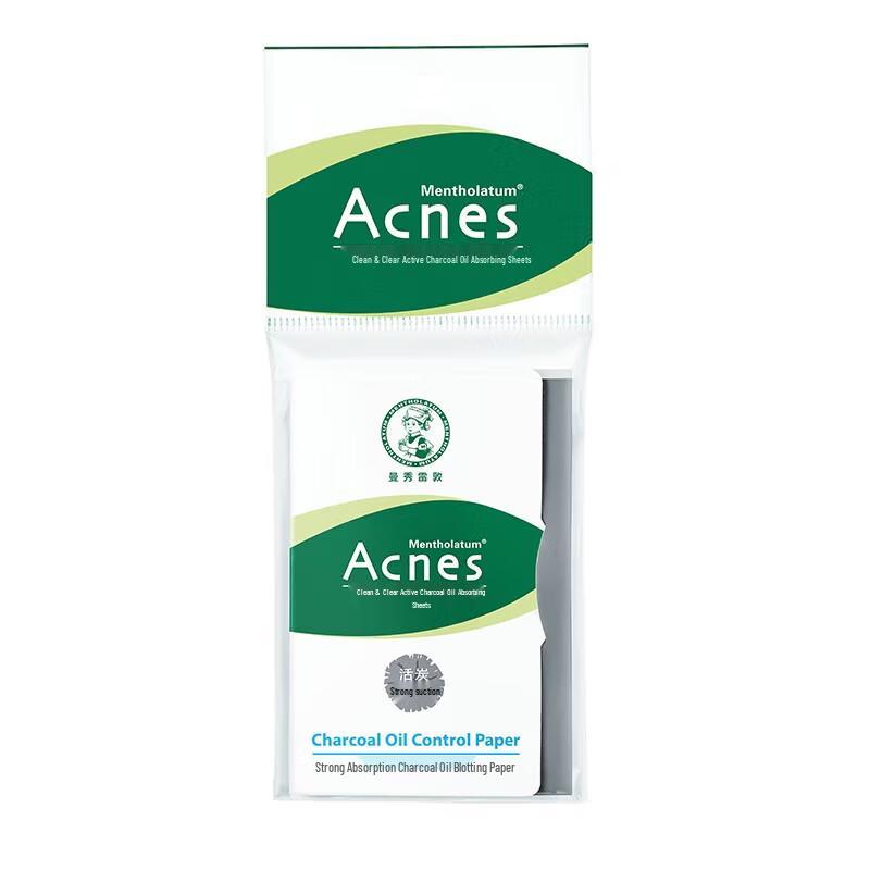 Mentholatum Acnes Activated Charcoal Oil Blotting Paper