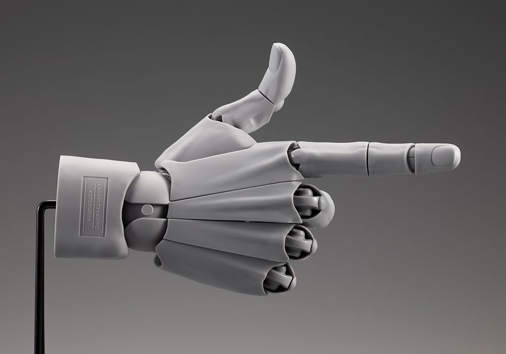 Kotobukiya Takahiro Kagami ARTIST SUPPORT ITEM Hand Model Scale Action Figure MEN'S/R -GRAY- 1/1