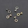 Studs Rivets Replace Chain Buckle Copper Zipper Transform Buckle Small   Zipper Bag