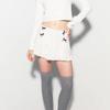 CALIE GURLS OVER KNEE SOCKS GRAY