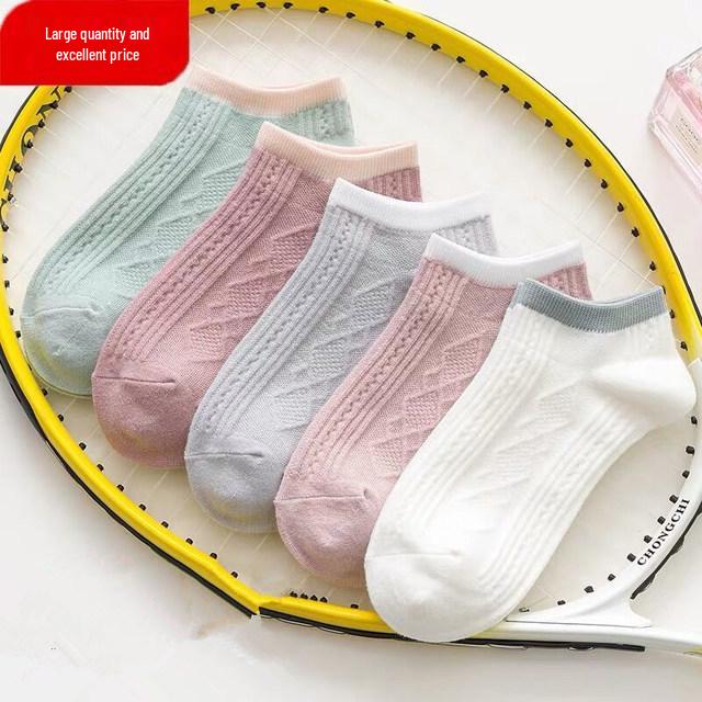 Women's Lace Floral Mesh Ankle Socks - Breathable, Sweet, and Lightweight for Summer