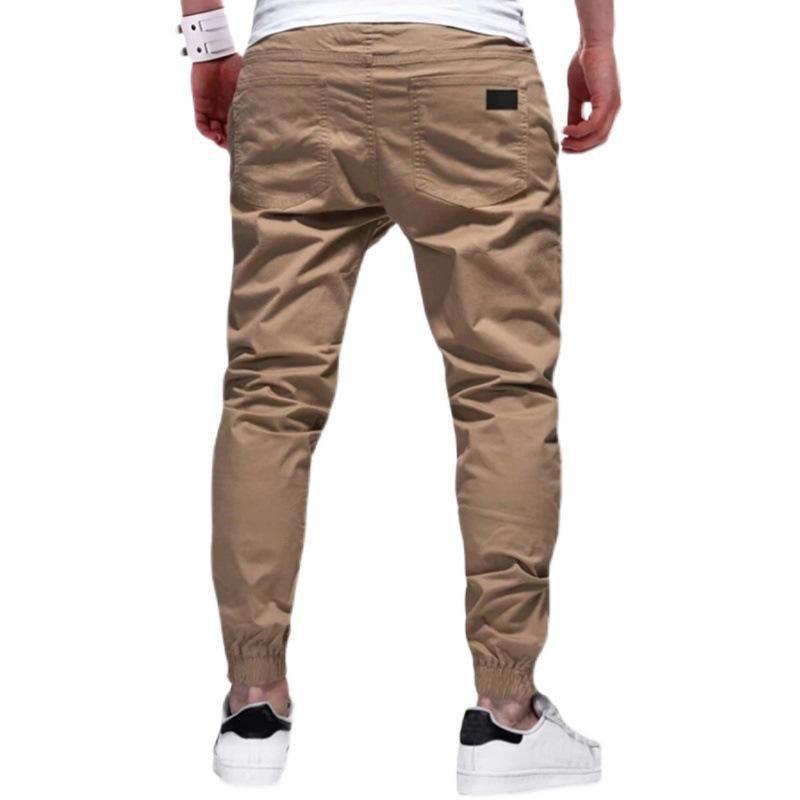 Herren-Arbeitshose in Unifarben, Slim Fit - Jungendtrend 2026