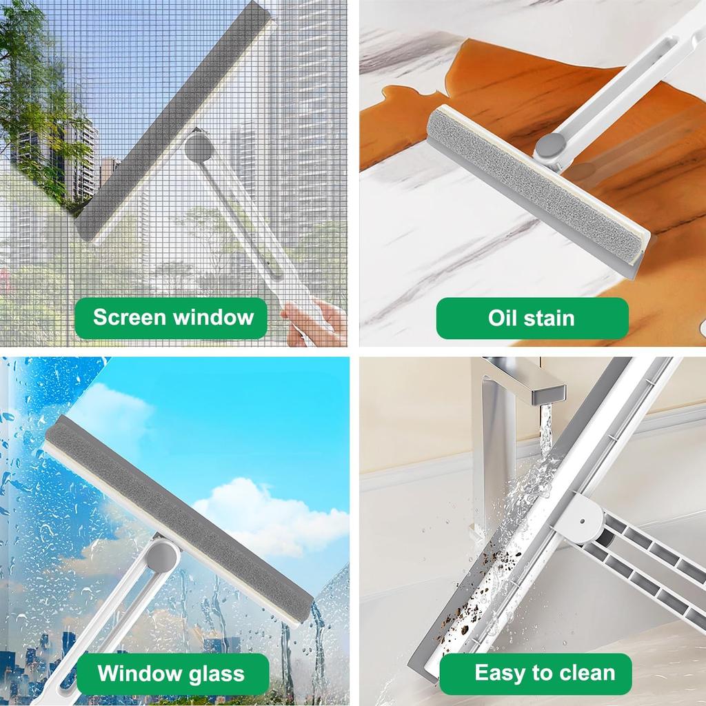 All Purpose Shower Squeegee, 10 Inches Shower Squeegee,Cleaning Tools for Shower Doors,Bathroom,Kitchen, Window and Car Glass