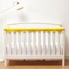 Baby Crib Bumper Strip Safety Guardrail Cover Soft Security Collision Avoidance Easy Installation for Baby Room Blue