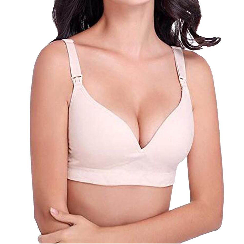 M, Gray Iusun Womens Maternity Nursing Bra Seamless Crossover No Rims No Trace Open Push up Underwear for Breastfeeding Baby M, Gray Iusun Womens Maternity Nursing Bra Seamless Crossover No Rims No Trace Open Push up Underwear for Breastfeeding Baby