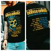 Unisex Böhse Onkelz Mitten Unter Euch 2026 Tour Skull Print Black Short Sleeve Men and Women T-Shirt