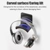 1PC Universal Headphone Stand Adhensive Plastic Wall Mount Hanger Under Desk Headset Rack Holder Support For Gaming Earphone Bracket