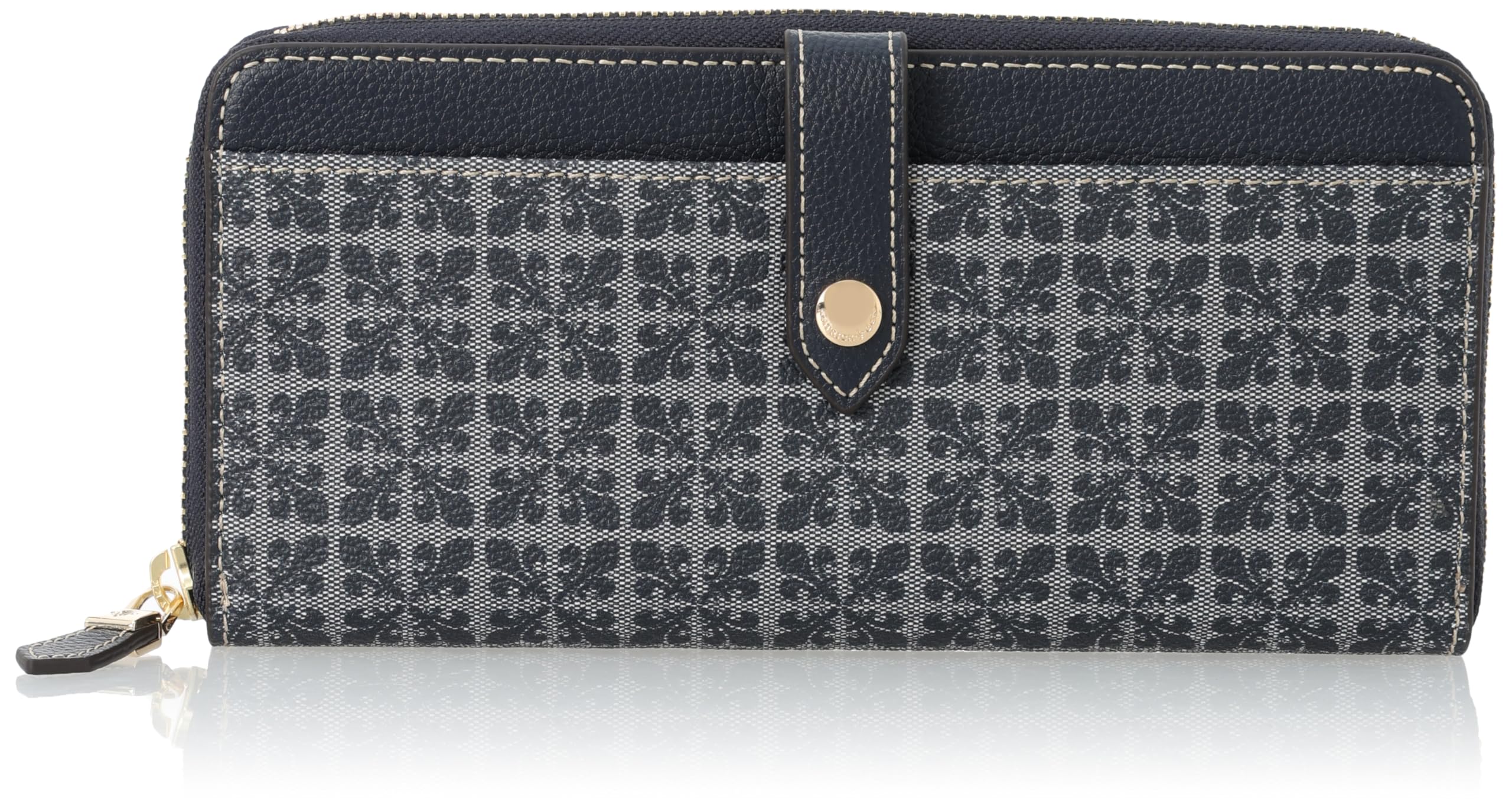 

Round zipper long wallet