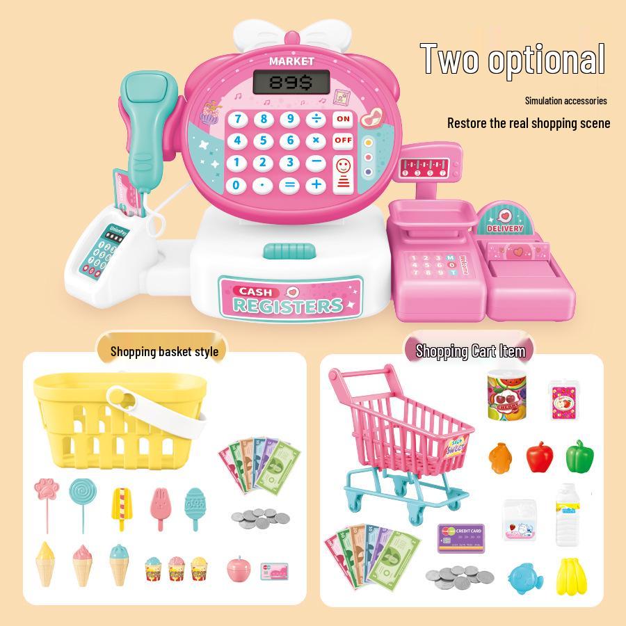 Kids' Cross-Border Playhouse Cash Register Toy: Shopping & Calculation Set for Parent-Child Interaction