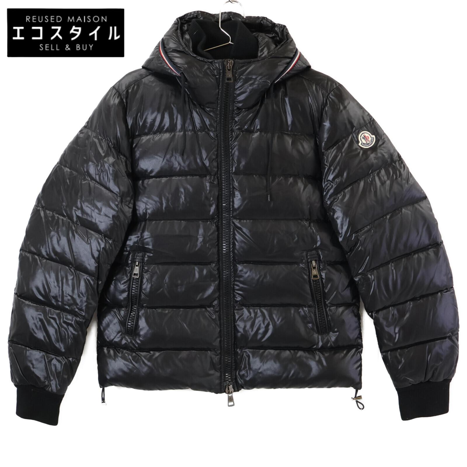 

MONCLER [Domestic regular] AUBERT hoodie down Jacket 1 blackUsed