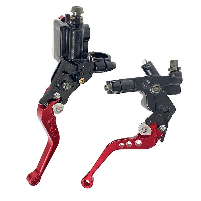 

Набор рычагов тормоза и сцепления для мотоцикла с гидравлическим узлом насоса, изготовленный на станке с ЧПУ