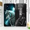 Wolf Moon Animal Soft Phone Case for Samsung A17 A37 A57 A16 A26 A36 A56 A15 A25 A35 A55 A14 A24 A34 A54 A13 A23 A33 A53 A52 A12