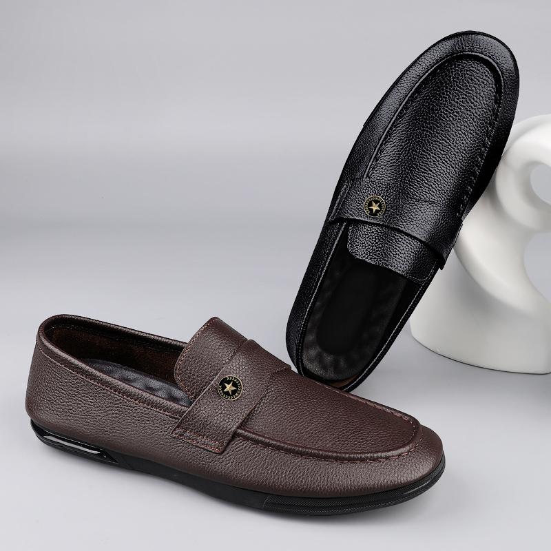 Unisex Leather Shoes Dress Shoes Smart Casual Walking Office Commuting and Travel Everyday Formal Style Daily Footwear Sizes 38-44