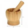 Kitchen Bamboo Mortar 9Cm Kinghoff Kh-1616